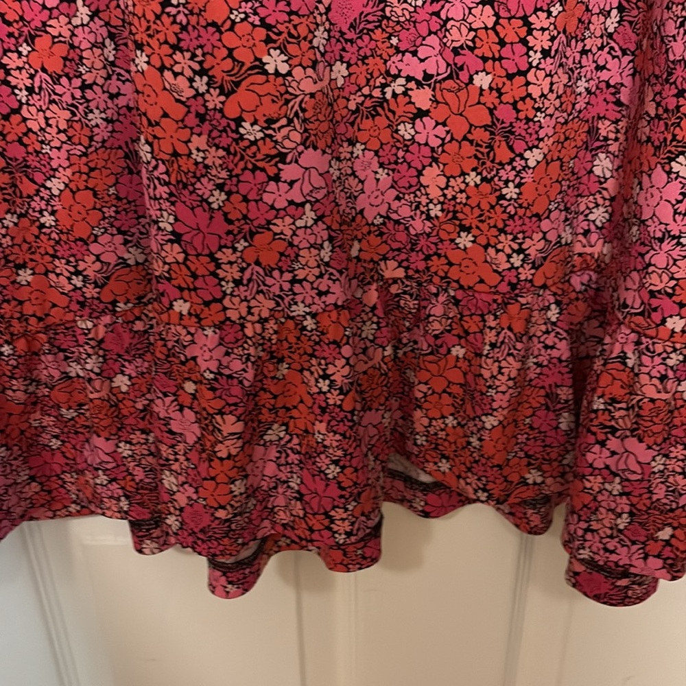 Michael Kors Pink and Red Floral Dress - Picture 4 of 4